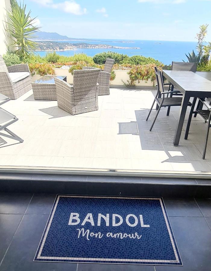 Vue Mer Imprenable Et Piscine Bandol Exteriör bild